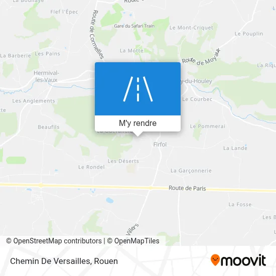 Chemin De Versailles plan