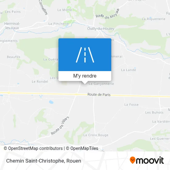 Chemin Saint-Christophe plan