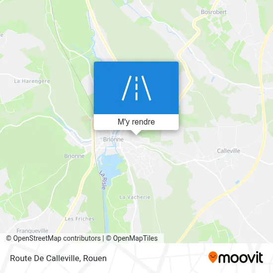 Route De Calleville plan