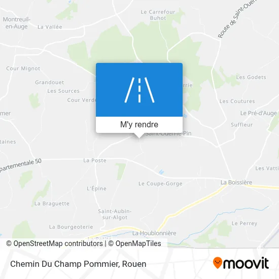 Chemin Du Champ Pommier plan