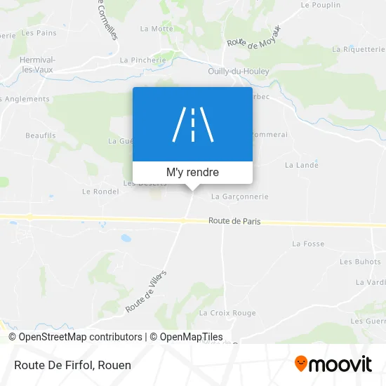 Route De Firfol plan