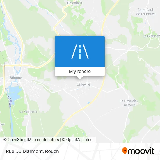 Rue Du Marmont plan
