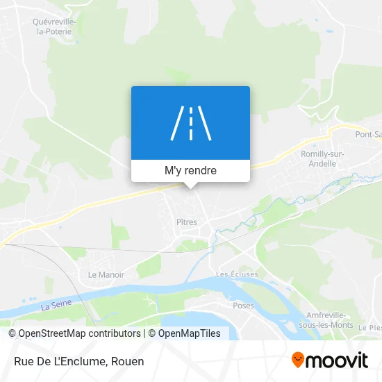 Rue De L'Enclume plan