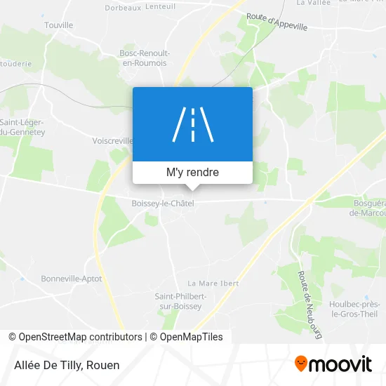 Allée De Tilly plan