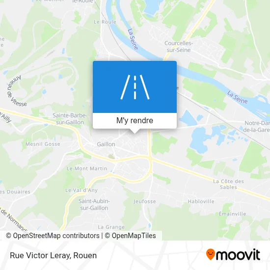 Rue Victor Leray plan