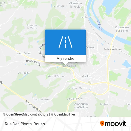 Rue Des Pivots plan