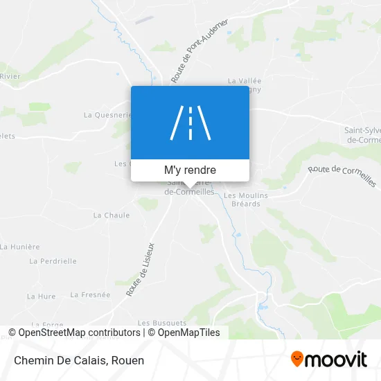 Chemin De Calais plan