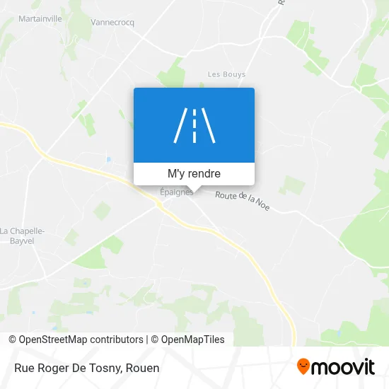 Rue Roger De Tosny plan