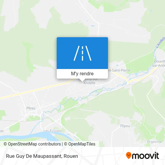 Rue Guy De Maupassant plan