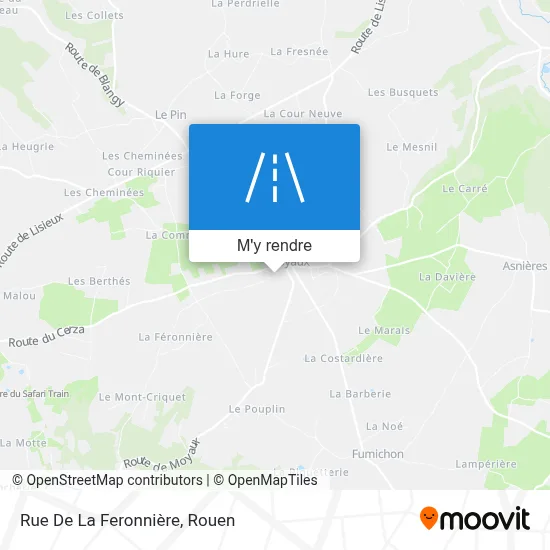 Rue De La Feronnière plan