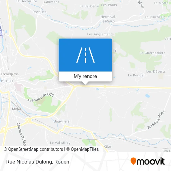 Rue Nicolas Dulong plan