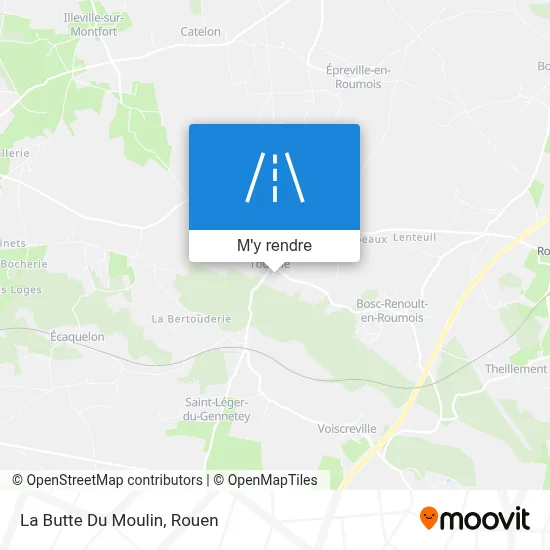 La Butte Du Moulin plan