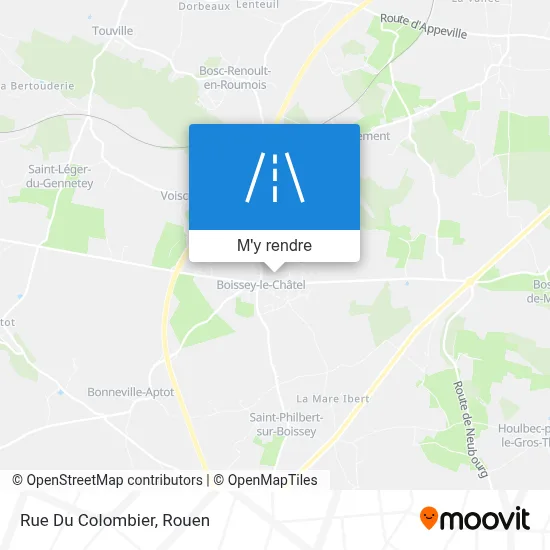 Rue Du Colombier plan