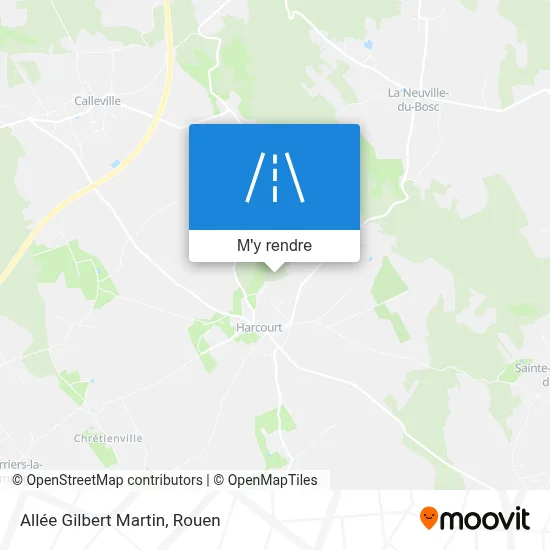 Allée Gilbert Martin plan