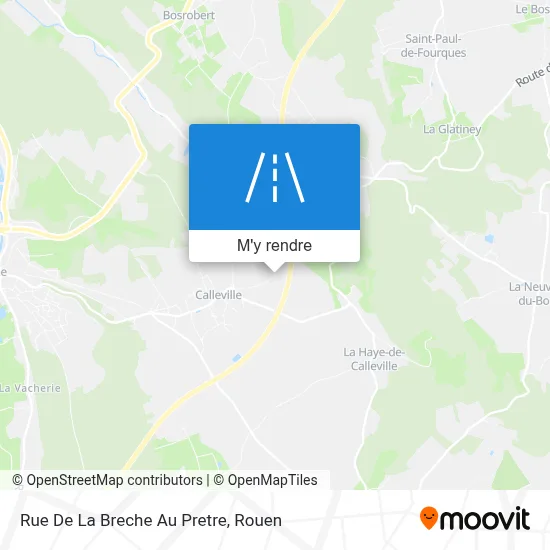Rue De La Breche Au Pretre plan