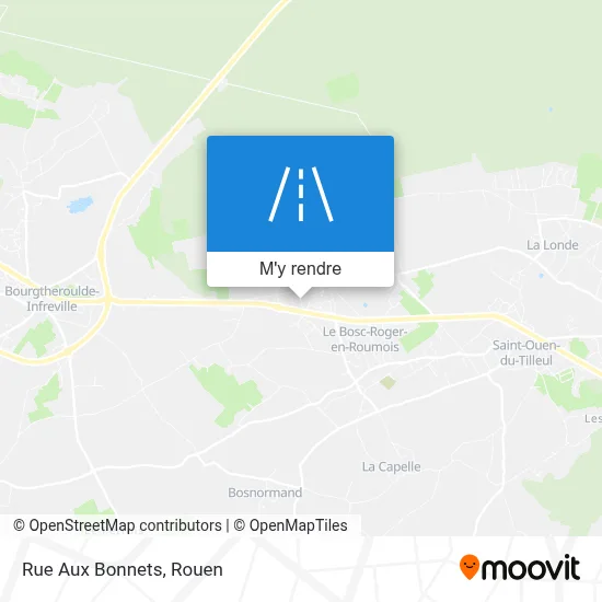 Rue Aux Bonnets plan