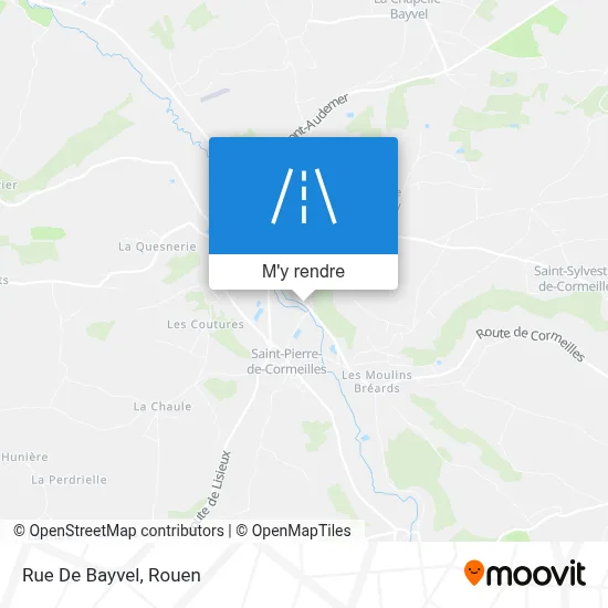 Rue De Bayvel plan