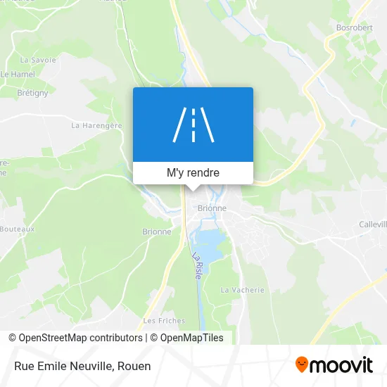Rue Emile Neuville plan