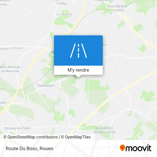 Route Du Bosc plan