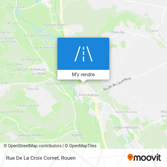 Rue De La Croix Cornet plan