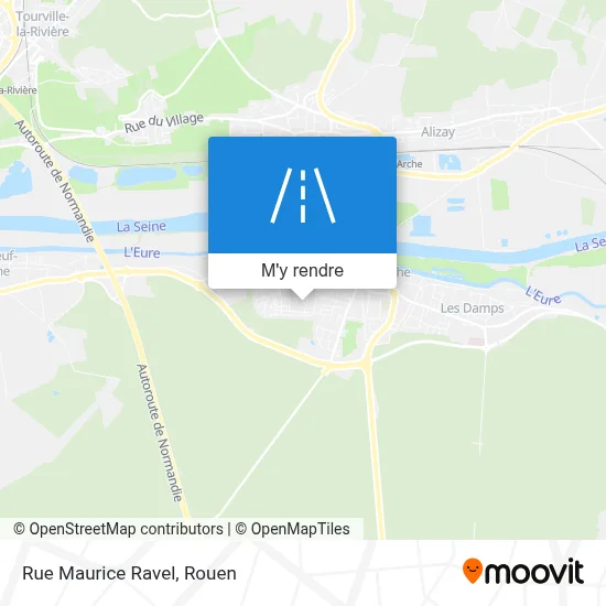 Rue Maurice Ravel plan
