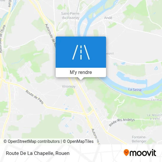 Route De La Chapelle plan