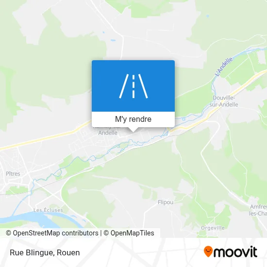 Rue Blingue plan