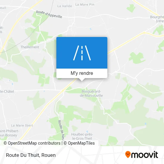 Route Du Thuit plan