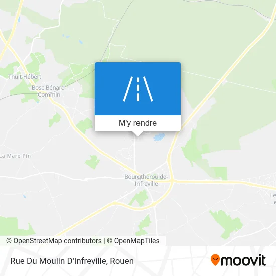 Rue Du Moulin D'Infreville plan