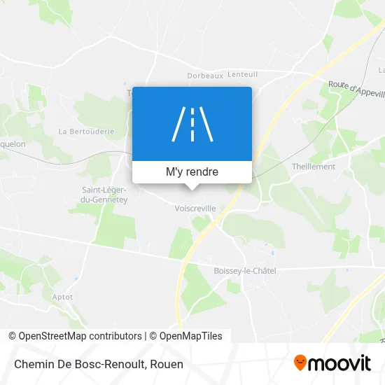 Chemin De Bosc-Renoult plan