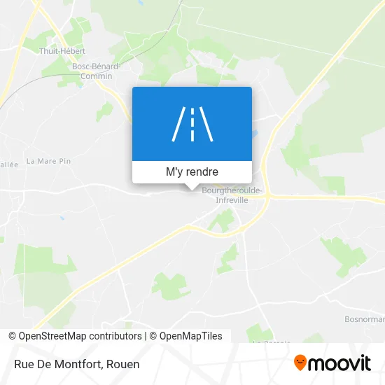 Rue De Montfort plan