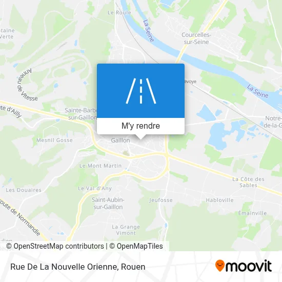 Rue De La Nouvelle Orienne plan