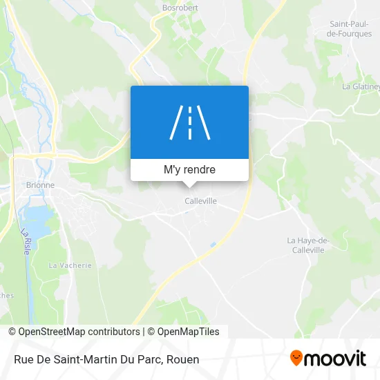 Rue De Saint-Martin Du Parc plan