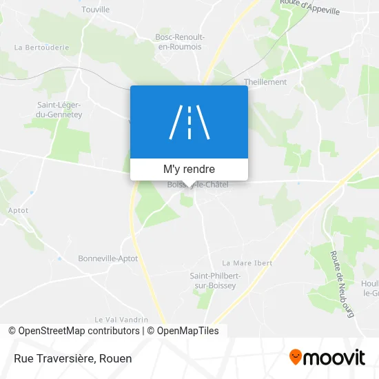 Rue Traversière plan