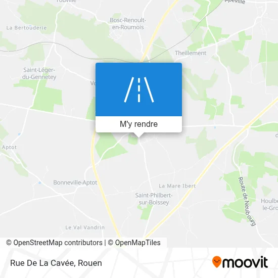 Rue De La Cavée plan