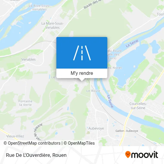 Rue De L'Ouverdière plan