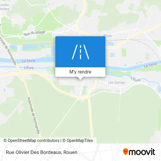 Rue Olivier Des Bordeaux plan