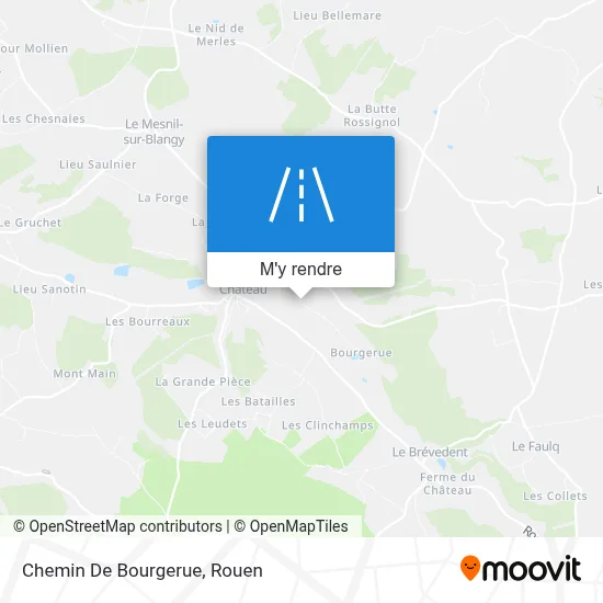 Chemin De Bourgerue plan