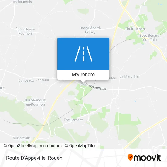 Route D'Appeville plan