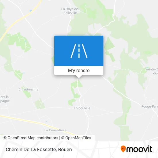 Chemin De La Fossette plan