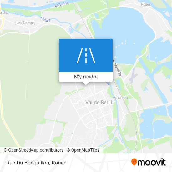 Rue Du Bocquillon plan