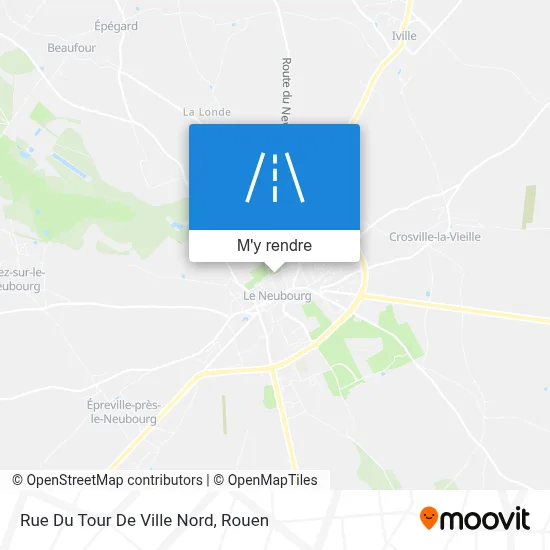 Rue Du Tour De Ville Nord plan