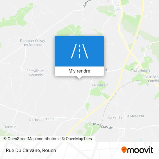 Rue Du Calvaire plan