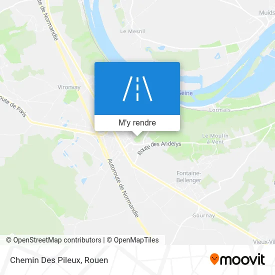Chemin Des Pileux plan