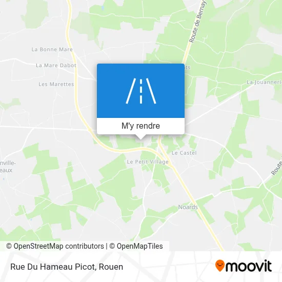 Rue Du Hameau Picot plan