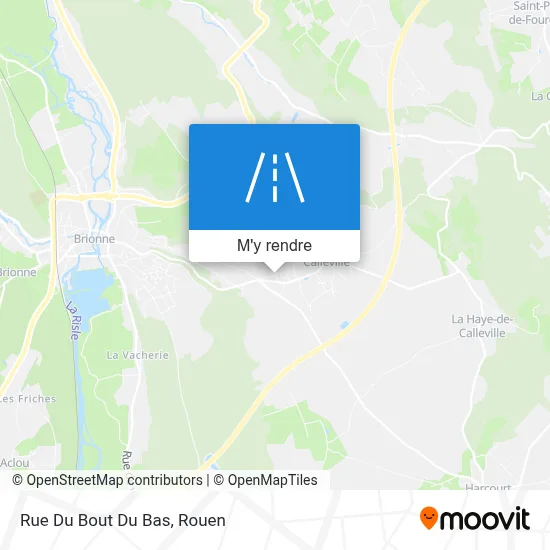 Rue Du Bout Du Bas plan