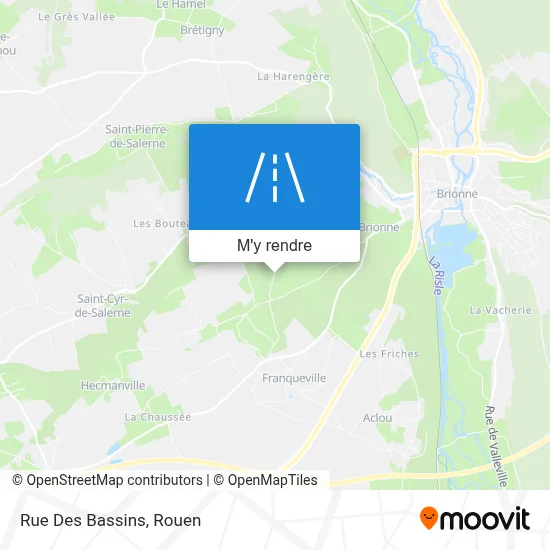 Rue Des Bassins plan