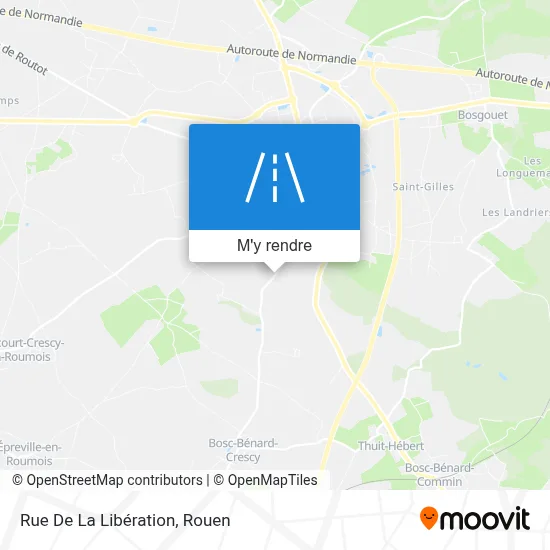 Rue De La Libération plan