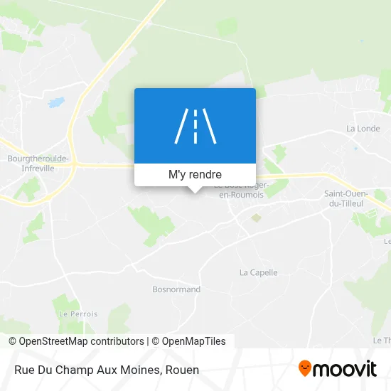 Rue Du Champ Aux Moines plan