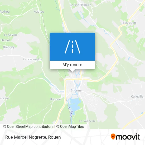 Rue Marcel Nogrette plan